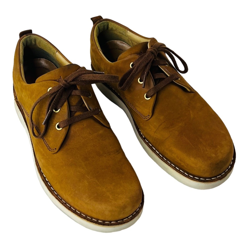 Samuel Hubbard Brown M1100 005 Leather‎ Sneakers Vibram Sole Mens Size 9.5